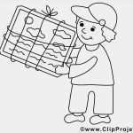 Vorlage Vergrößern Und Drucken Hübsch Vorlage Zum Drucken Und Malen Postbote Mit Bild