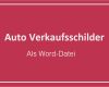 Vorlage Verkaufsschild Auto Kostenlos Schön Vordruck Kfz Kaufvertrag