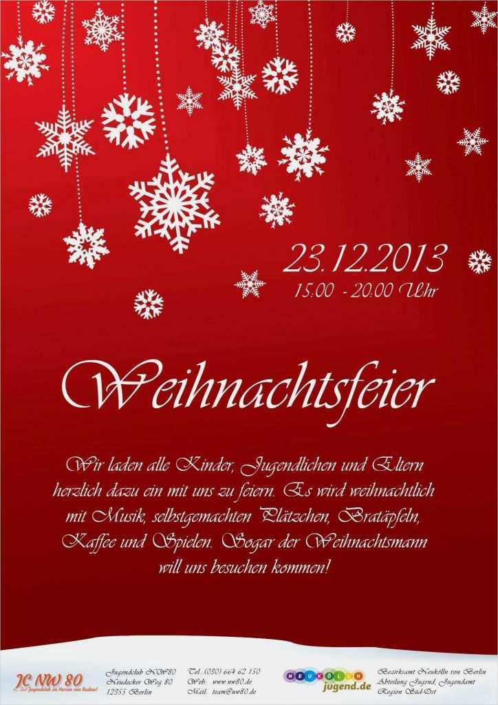 Vorlage Weihnachtsfeier Kostenlos Schönste Einladung Weihnachtsfeier Firma Vorlage Kostenlos Angenehm