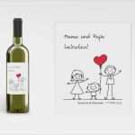 Vorlage Weinetikett Elegant Weinetikett Zur Hochzeit &quot;family&quot; Etikett Weinflasche 4er Set