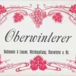 Vorlage Weinetikett Gut Weinbruderschaft Mittelrhein Siebengebirge Etiketten