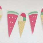 Vorlage Wimpelkette Erstaunlich Melonen Wimpelkette Selber Machen