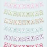 Vorlage Wimpelkette Großartig Zuckersüßes Diy Candy Bar Selber Machen