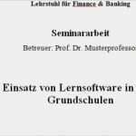 Vorlage Wissenschaftliche Arbeit Neu Vorlage Für Das Deckblatt Einer Seminararbeit Zum