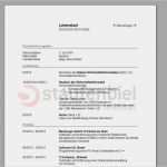 Vorlage Word Lebenslauf Kostenlos Einzigartig Lebenslauf Vorlage Download