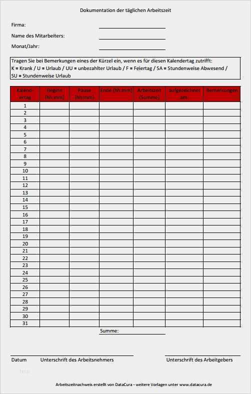 Vorlage Zur Dokumentation Der Täglichen Arbeitszeit Datev Kennwort Süß Datev Vorlage Zur Dokumentation Der Täglichen Arbeitszeit