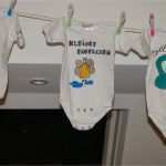 Vorlagen Baby Body Bemalen Süß Kunstart Babyparty