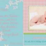 Vorlagen Danksagung Geburt Bewundernswert Geburtskarten Babykarten