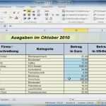 Vorlagen Einnahmen Ausgaben Kostenlos Großartig Haushaltsbuch Excel