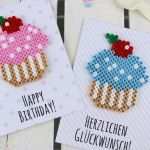 Vorlagen Für Bügelperlen Schön Diy Geburtstagkarten Aus Hama Bügelperlen Selber Machen