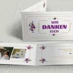 Vorlagen Für Dankeskarten Hübsch Hochzeits Dankeskarte Moderne Vorlagen