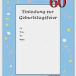 Vorlagen Für Einladungen Zum 60 Geburtstag Kostenlos Gut 60 Geburtstag Einladung