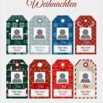 Vorlagen Für Fotocollagen Cool Geschenkanhänger Zu Weihnachten Gratis Zum Selber Drucken