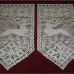 Vorlagen Für Häkelgardinen Wunderbar Häkelgardinen Rentier Hirsch 2er Set Von Elmodine Auf