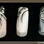 Vorlagen Für Nageldesign Elegant Tips Mit Schwarzweiss Motiv Mustertips