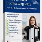 Vorlagen Für Rechnungen Kleinunternehmer Gut Vorlagen Paket Buchhaltung 2018 Muster Zum Download