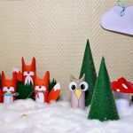 Vorlagen Für Schneespray Wunderbar Diy Adventskalender "wald" Selber Basteln Teil 1