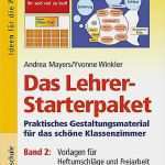 Vorlagen Für Stellenausschreibungen Beste Das Lehrer Starterpaket Bd 2 Vorlagen Für Heftumschläge