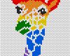 Vorlagen Häkeln Großartig Bügelperlen Vorlagen Ausdrucken Giraffe Regenbogen