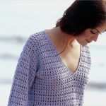 Vorlagen Häkeln Wunderbar Gehäkelter Damen Pullover Mit V Ausschnitt Kostenlose