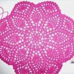 Vorlagen Häkeln Wunderbar Häkeln Rundes Platzset Mit Ananasmuster