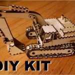 Vorlagen Laser Cutter Schönste Laser Geschnittene Holz Bagger Kit Selbst Bauen