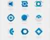 Vorlagen Logos Kostenlos Elegant Geometrische formen Blauen Logo Vorlagen