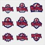 Vorlagen Logos Kostenlos Schönste Volleyball Logo Vorlagen Design