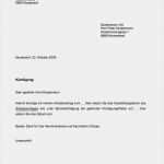 Vorlagen Mietvertrag Kündigen Erstaunlich Vorlage Kündigung – Muster Vorlage