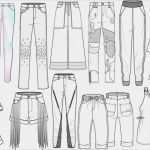 Vorlagen Pants Erstaunlich 435 Besten Technische Zeichnung Kleidung Bilder Auf