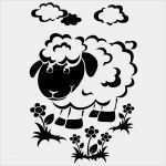 Vorlagen Schafe Zeichnen Erstaunlich Laser Kunststoff Schablonen Din A4 Schaf