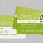 Vorlagen Visitenkarten Heilpraktiker Erstaunlich Visitenkarte Naturheilpraxis Sandra Thiel