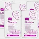 Vorlagen Wochenbett Cool Absorgyn Wöchnerinnenvorlagen Ohne Folie 34cm X 9cm 50 Stk