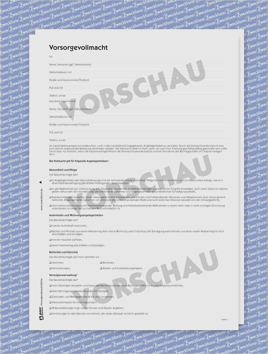 Vorsorgevollmacht Vorlage Kostenlos Word Fabelhaft Vorsorgevollmacht Vorlage Word Luxus Vollmacht Vorlage