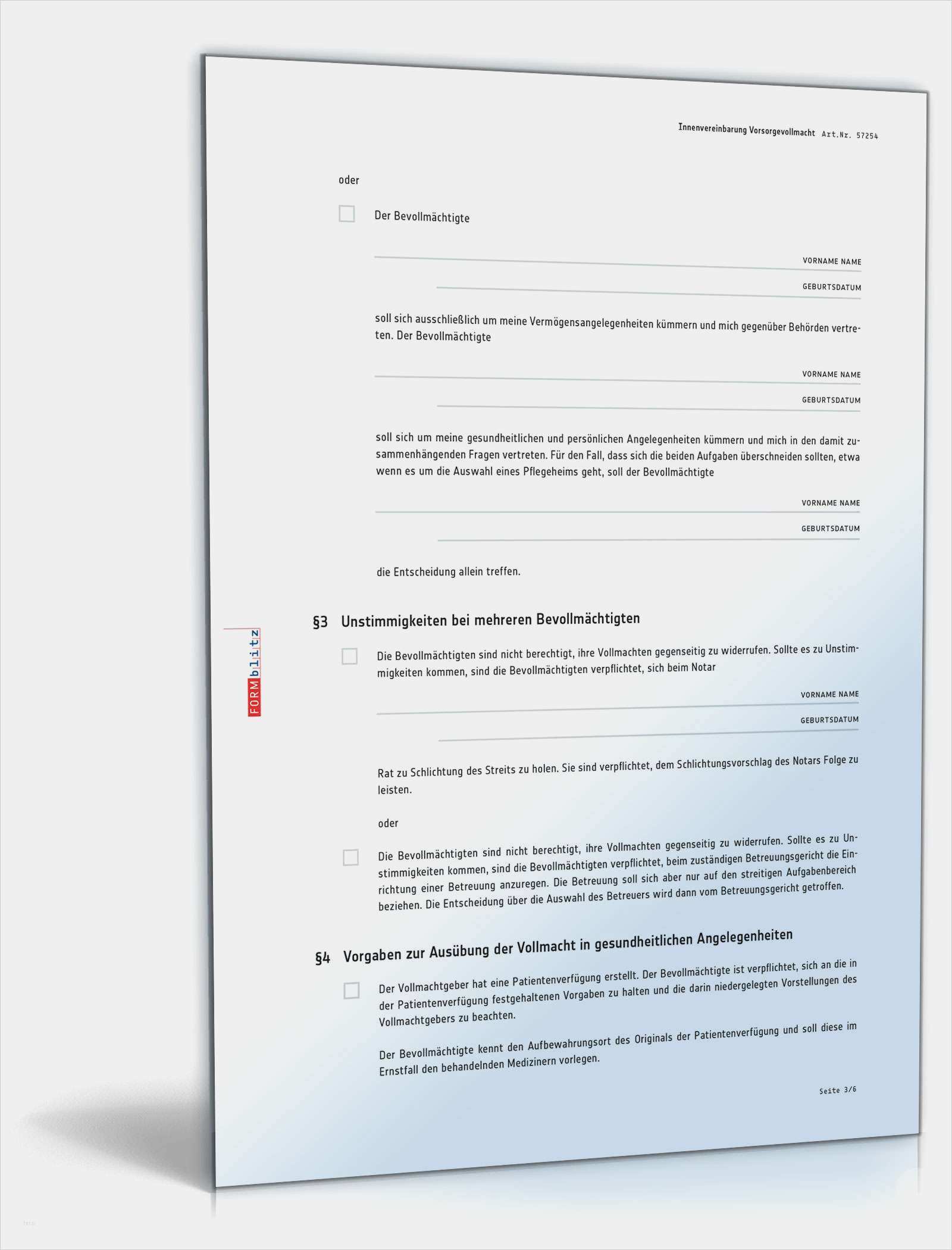 Vorsorgevollmacht Vorlage Kostenlos Word Schön Vorsorgevollmacht Vorsorgevollmacht Vorlagen Und Muster