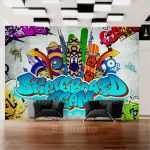 Wand Graffiti Vorlagen Einzigartig Wandtattoo Jugendzimmer Graffiti