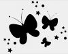 Wand Muster Vorlagen Fabelhaft Wandtattoo Schmetterlinge Und Sternchen