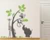 Wandbild Baum Vorlage Angenehm Wandtattoo Affenbaum 2 Farbig