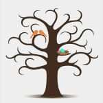 Wandbild Baum Vorlage Fabelhaft Fingerabdruck Baum Vorlage &amp; andere Motive Kostenlos Zum
