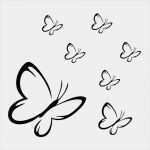 Wandtattoo Eigene Vorlage Elegant Schmetterling Wandtattoo Aufkleber Sticker Ver Farben
