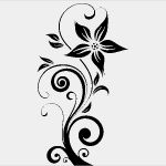 Wandtattoo Eigene Vorlage Genial Wandtattoo Blumenranke Vorlage