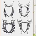 Wappen Vorlage Kostenlos Einzigartig Wappen Schablone Vektor Abbildung Bild