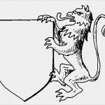 Wappen Vorlage Kostenlos Erstaunlich Leeres Wappen Mit Loewe Ausmalbild & Malvorlage Phantasie