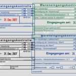 Wareneingang Warenausgang Excel Vorlage Gut Warenkontrollstempel Warenannahmestempel Muster