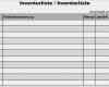 Wartungsprotokoll Vorlage Excel Angenehm Download Inventurliste Pdf Kostenlos Zum Ausdrucken