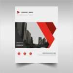 Webseite Vorlagen Großartig Rouge Créative Rapport Annuel Modèle De Couverture Du