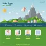Website Vorlage Download Elegant Website Vorlage Mit Einer Landschaft