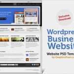 Website Vorlage Download Hübsch Wordpress Business Website Psd Vorlage