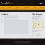 Website Vorlage HTML Gut Website Vorlage Für Sicherheits Nst