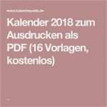 Website Vorlagen Kostenlos Erstaunlich Kalender 2018 Zum Ausdrucken Als Pdf 16 Vorlagen